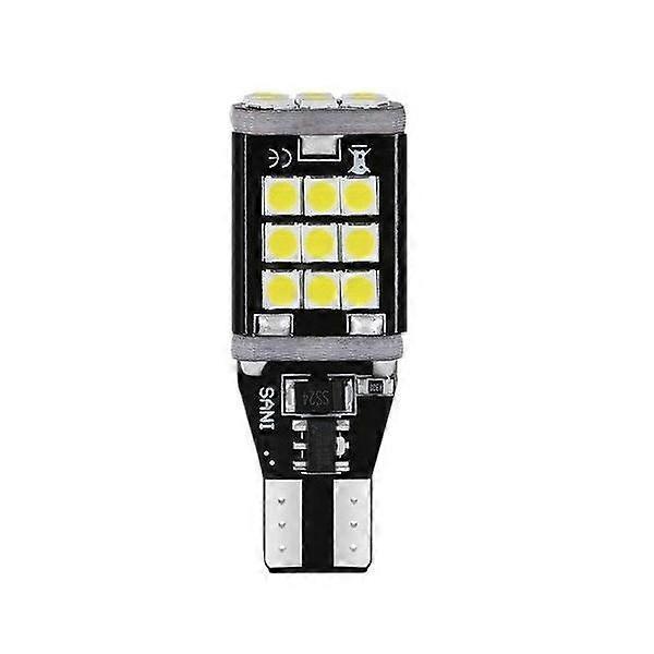 2Pcs/1pcW16W T15 LED Bulbs 921 912 W16W LED Lamp 3030 SMD Canbus OBC Error Free LED Backup Light Car Reverse Lamp Xenon White DC 12V