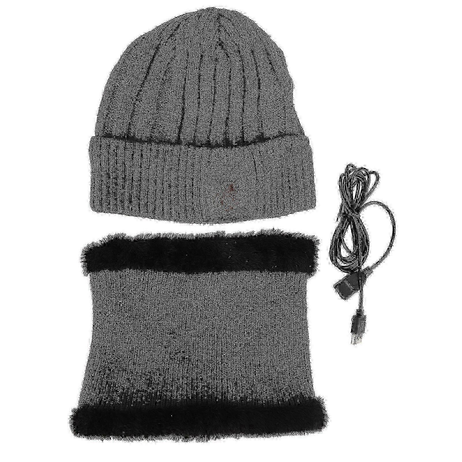 Electric Heated Hat Skin-Friendly Rechargeable Winter Ski Hat