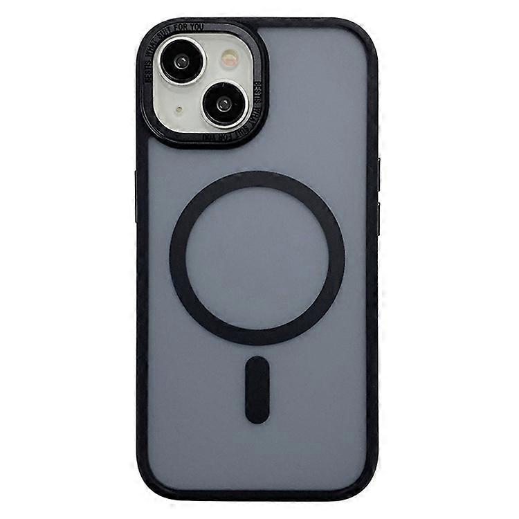 Compatible For iPhone 15 Phone Case PC+TPU+Aluminum Alloy Magnetic Shell Compatible with MagSafe