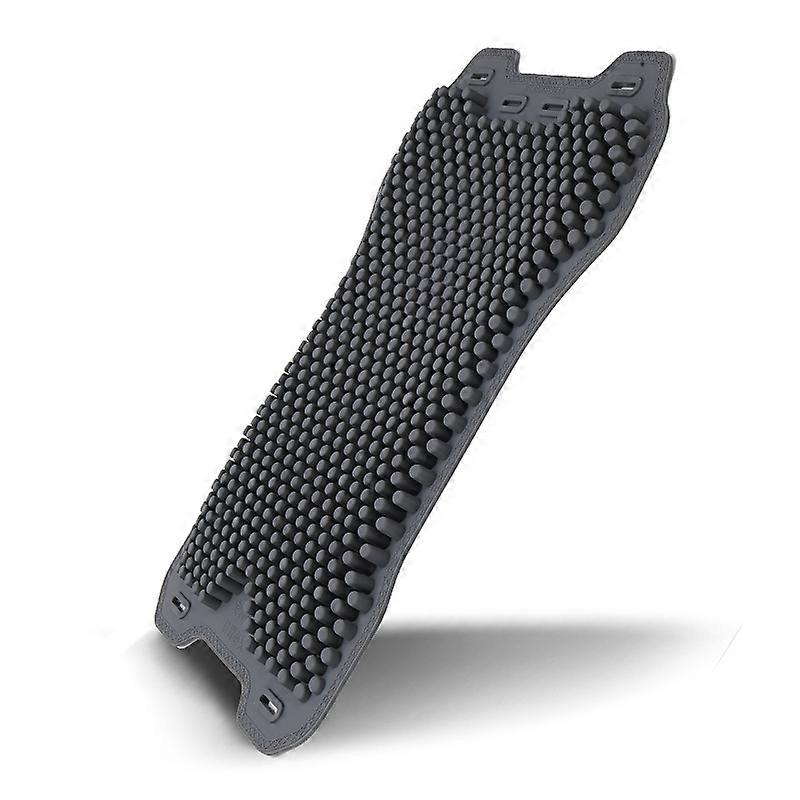 Silicone Lumbar Back Support Pad Summer Breathable Back Rest-Grey