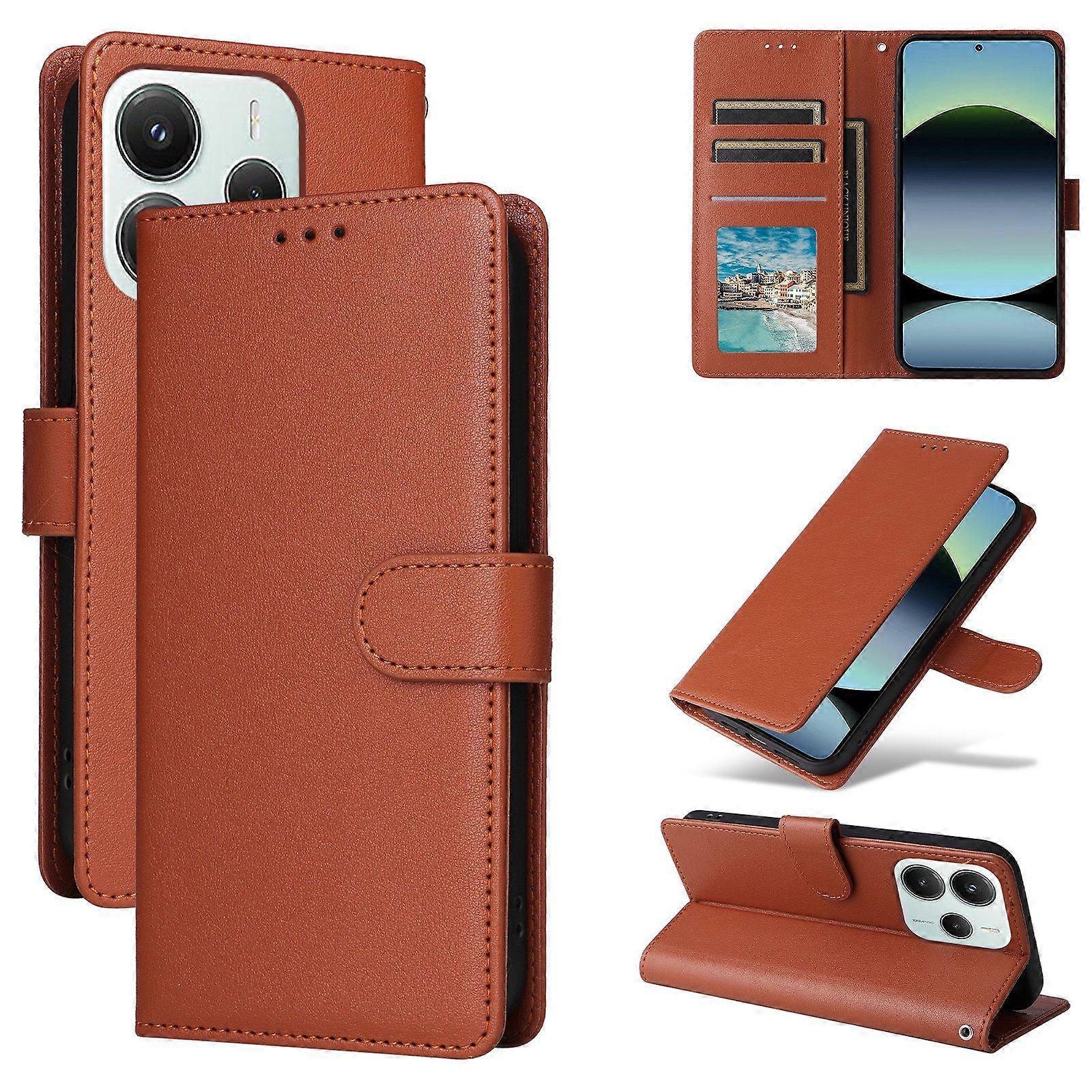 3-Card Slots Multifunctional Leather Phone Case