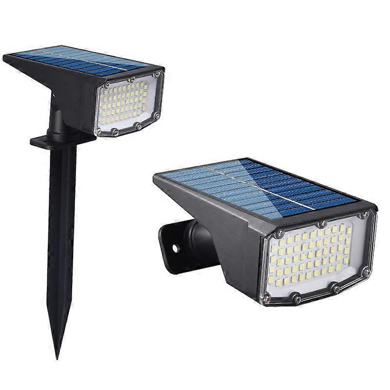 ソーラースポットライト屋外防水、屋外用ソーラーランドスケープライト、53LEDソーラーパワーライト