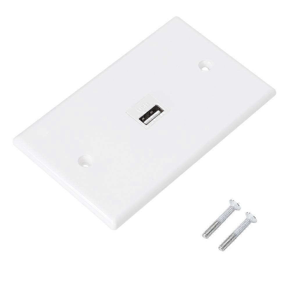 Household USB 2.0 Type Charging Socket Panel Wall Socket Mobile Phone Charging Mode Model