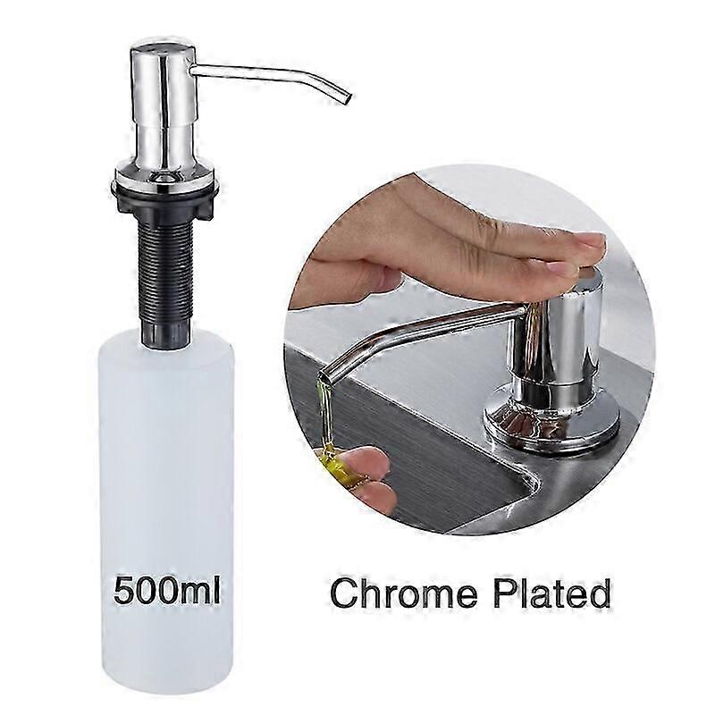 500ml מתקן סבון נוזלי כיור מטבח דלפק קרם סבון דיספנסרים לחץ ידנית אביזרי אמבטיה Gunmetal אדום ברונזה