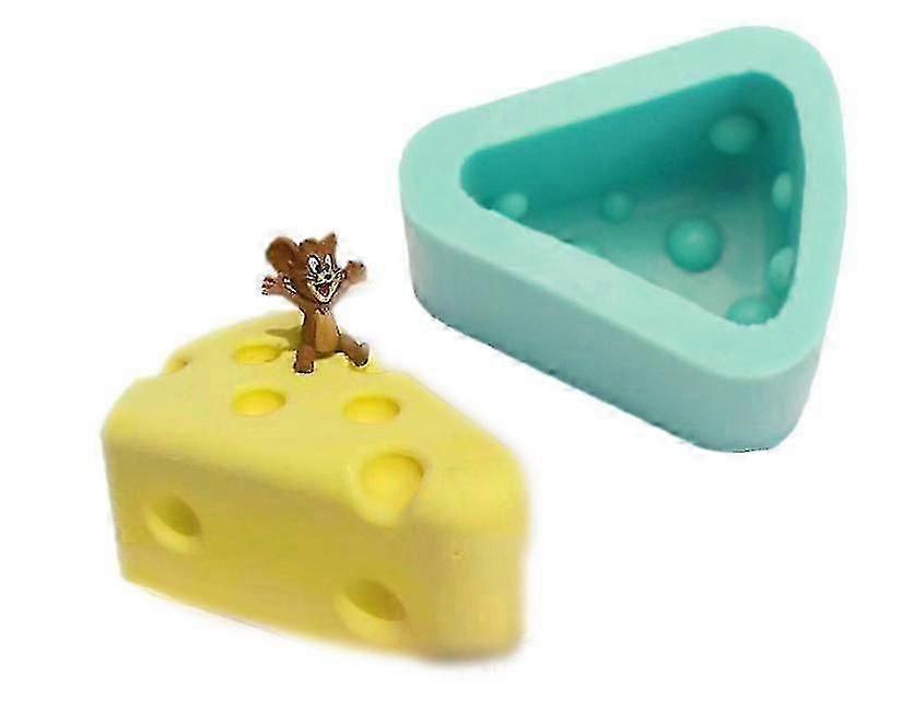 ベーキングケーキキャンディのための3Dチーズ形状シリコーンムースモールド