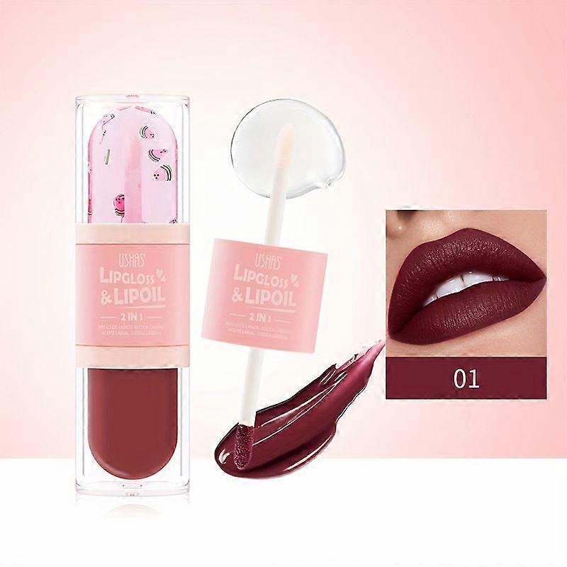 European and American lip gloss + lip oil long-term moisturizing  moisturizing and waterproof non-stick cup LG2587