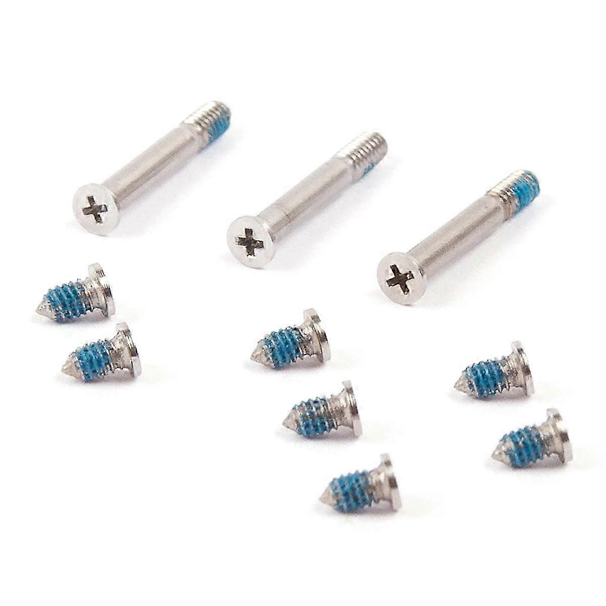 Kit de parafusos de substituição de 10 peças para modelos MacBook Pro Unibody 13 polegadas A1278, 15 polegadas A1286 e 17 polegadas A1297