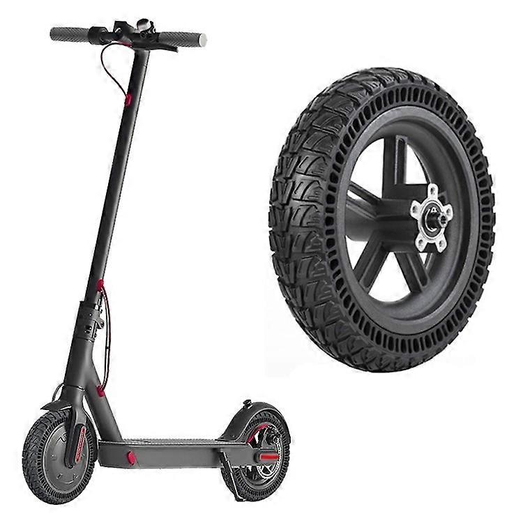 Compatible For Xiaomi 1S / M365 / Lite Electric Scooter 9-Inch Rear Wheel Hub Assembly Explosion-Proof E-scooter Solid Tire Replac