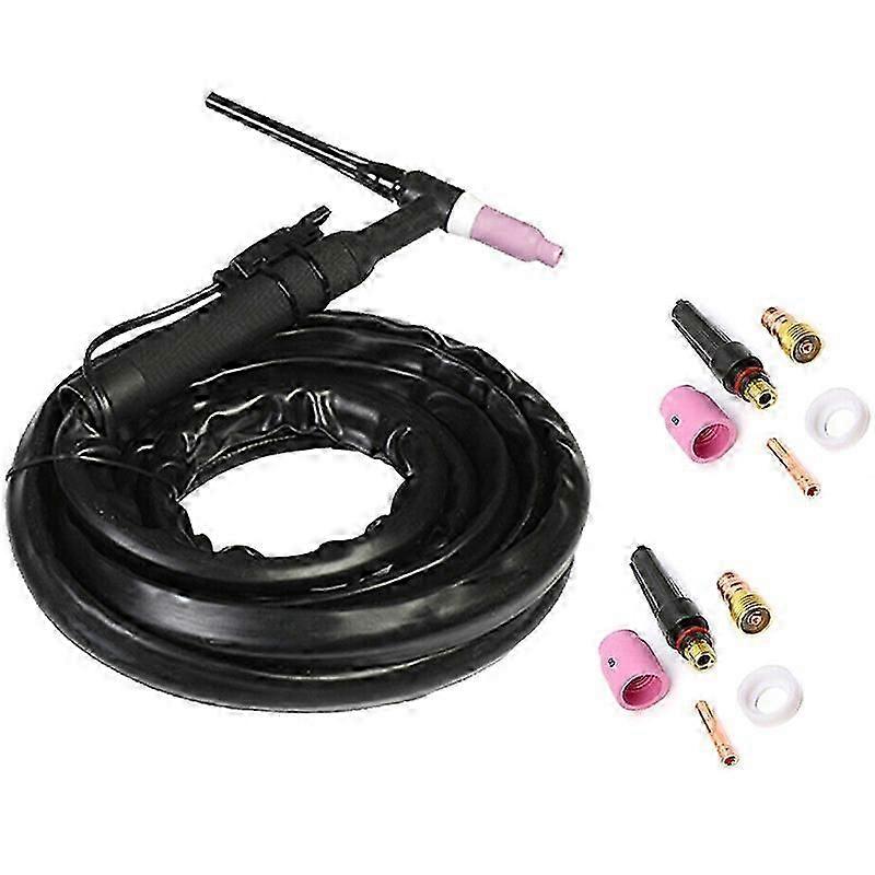 Wp17 150A TIG Torch 1M Complete Flexible Air Cooling W Consumables