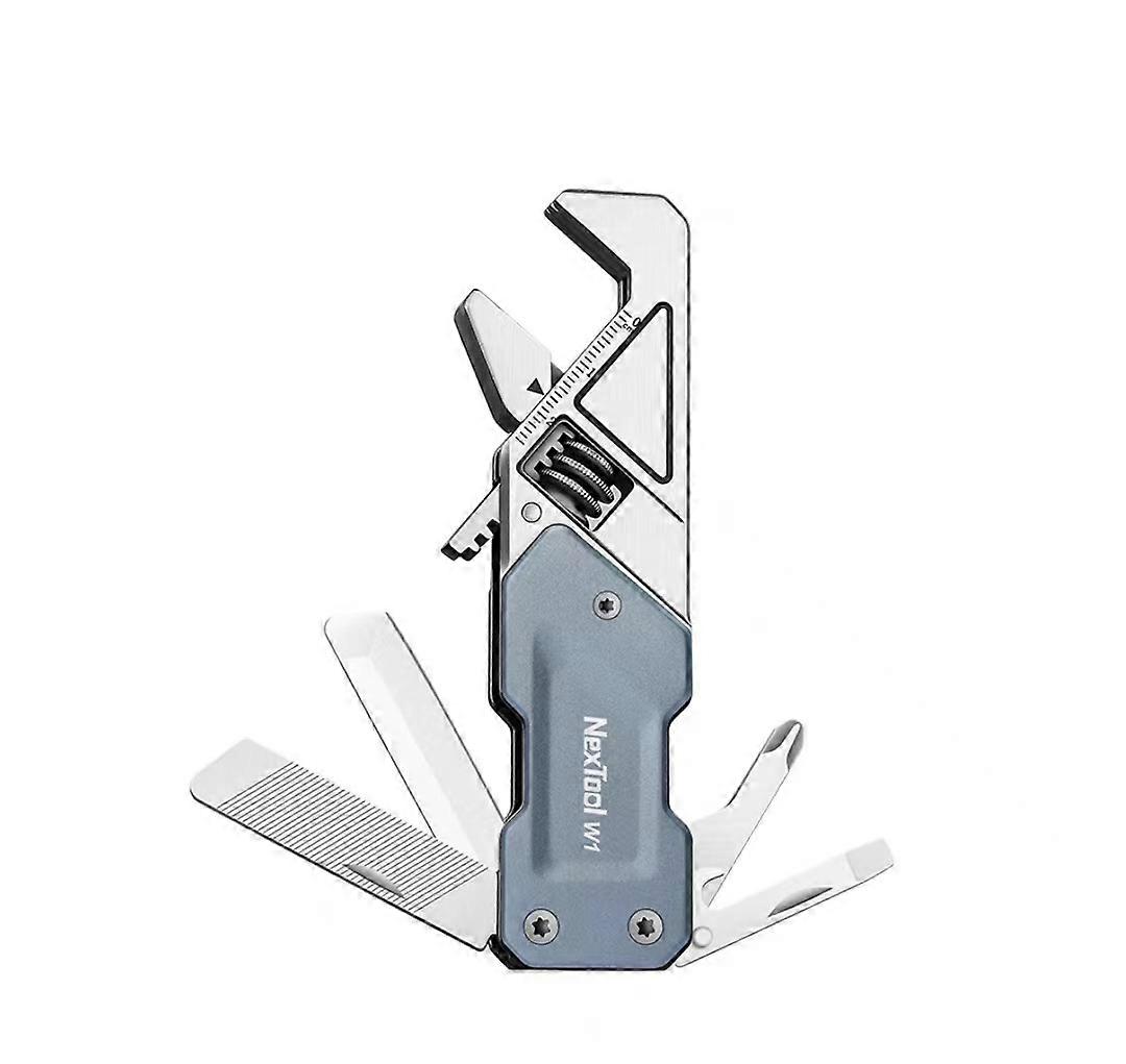 Nextool EDC Multi Tool, 6 Knives, Keychain Size with Screwdriver and Bottle Opener, Durable Stainless Steel Design