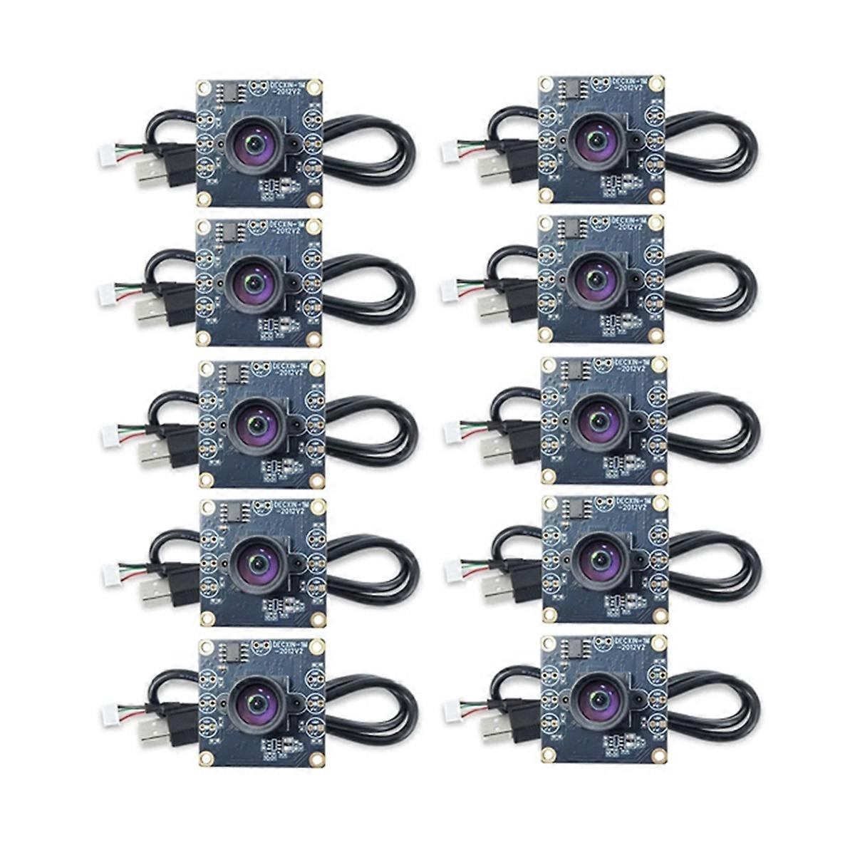 10Pcs 100 Degree Camera Module 1MP OV9732 1280x720 USB Free Driver Manual Focus with 3 Meter Cable