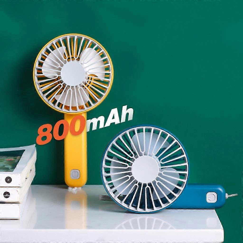 Portable Mini USB Rechargeable Hand Fan-Yellow
