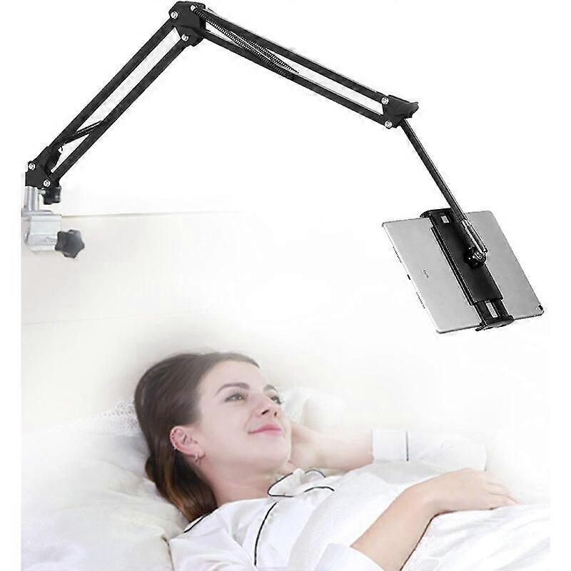 Tablet Holder for Bed, Adjustable and Foldable with 360 Degree Rotation for iPhone, iPad, Cell Phone, Tablet, Kindle Fire or Other Devices 4.7-32.8 cm