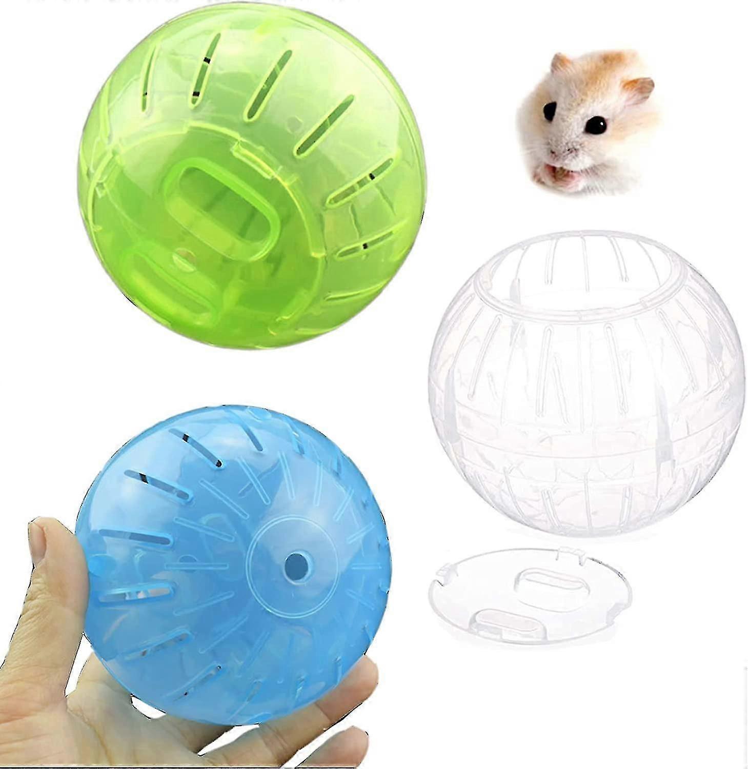 ハムスターボールホイール、3個ハムスターエクササイズボールジムハムスターズホイールランニング