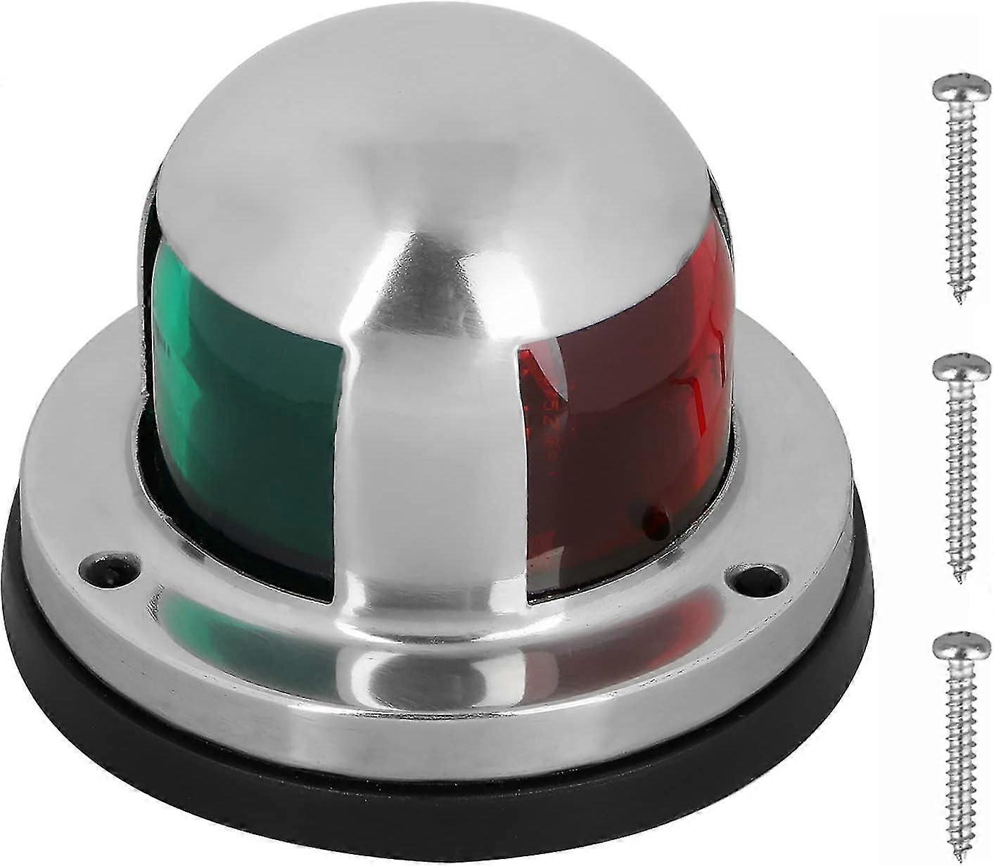 12v Marine Led Boat Navigation Lights, Waterproof Boat Navigation Lights Marine Bow Lights With Red And Green Leds For Boat Pontoon Yacht Skeeter [sta