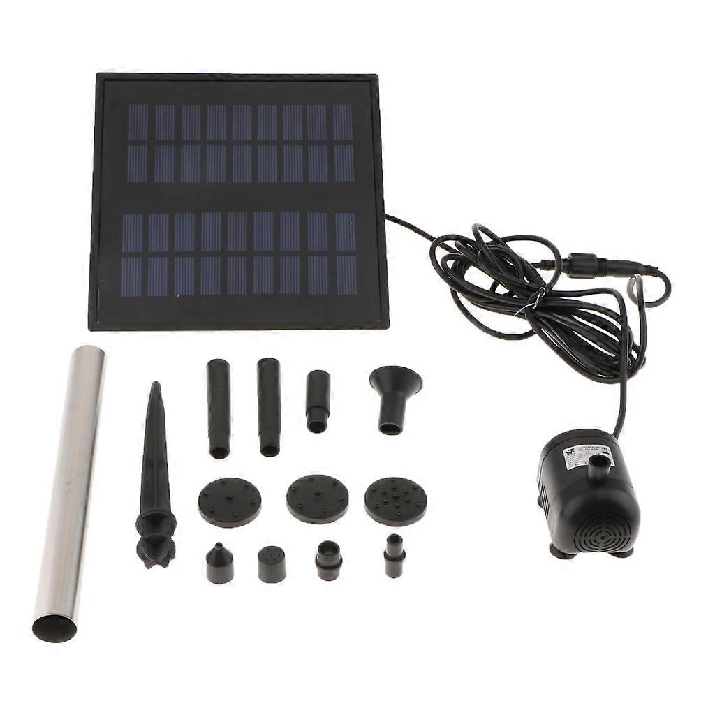 P Solar Powered Fountain Pump for Birdbath Small Pond Garden