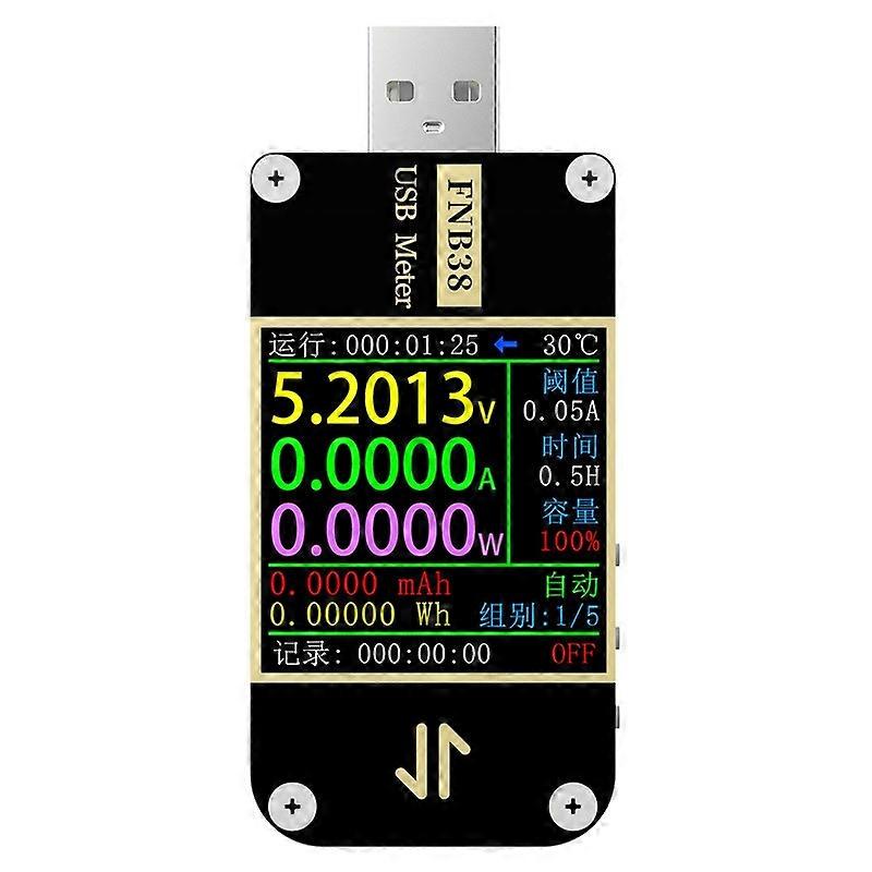 FNIRSI FNB38 USB Voltage And Current Meter Capacity Fast Charging Protocol Tester