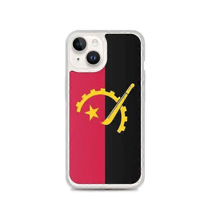 iPhone Case - Flag of Angola - iPhone 14 - Soft Silicone - Slim and Lightweight Design