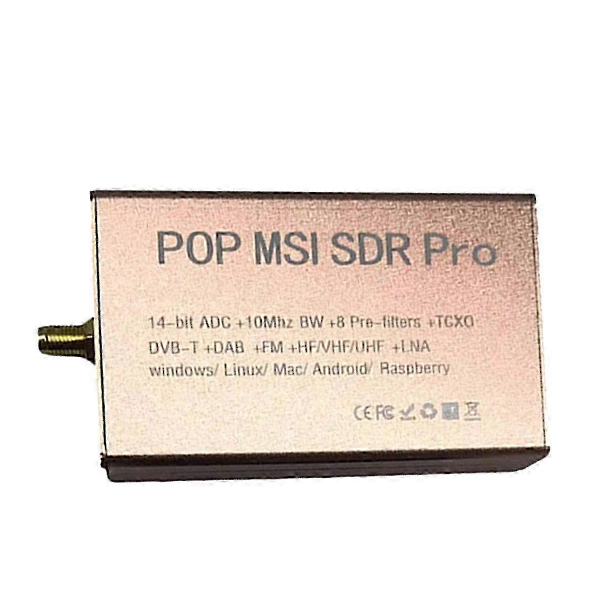 Wideband HF/VHF/UHF SDR Receiver RSP1 10kHz-2GHz Software Defined Radio for Signal Monitoring & Ham Radio