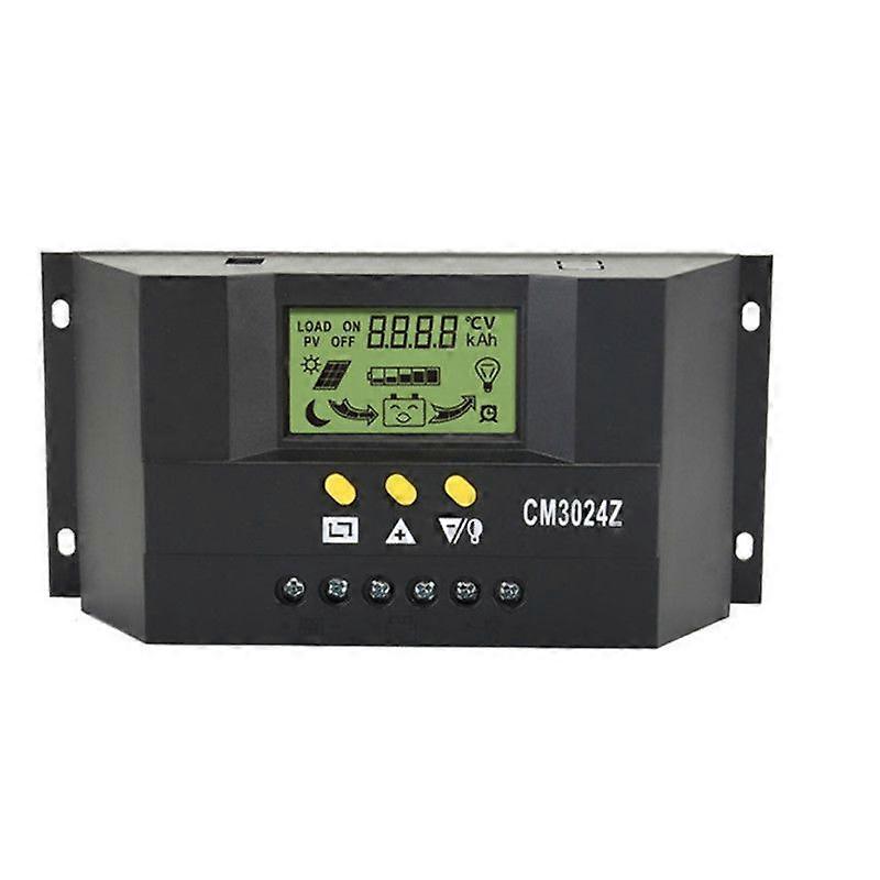 2025 Latest Model  30A 12V 24V Multi-Function Solar Charge Controller with Battery Charge/Discharge
