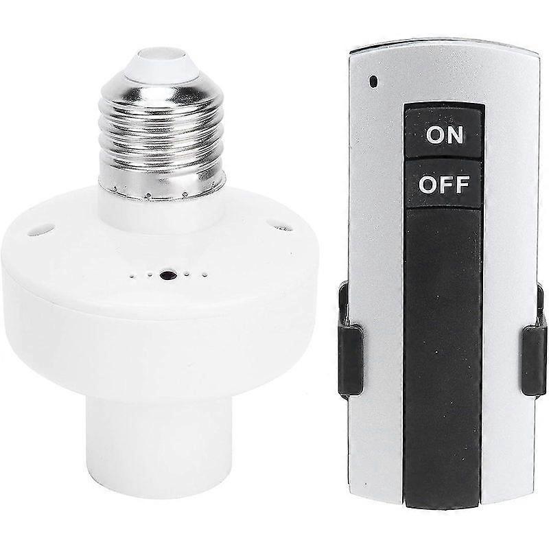 E27 Bulb Socket, Lights Plug And Holder Adapter, Bulb Base Extender With Remote Control Function For Home 220v