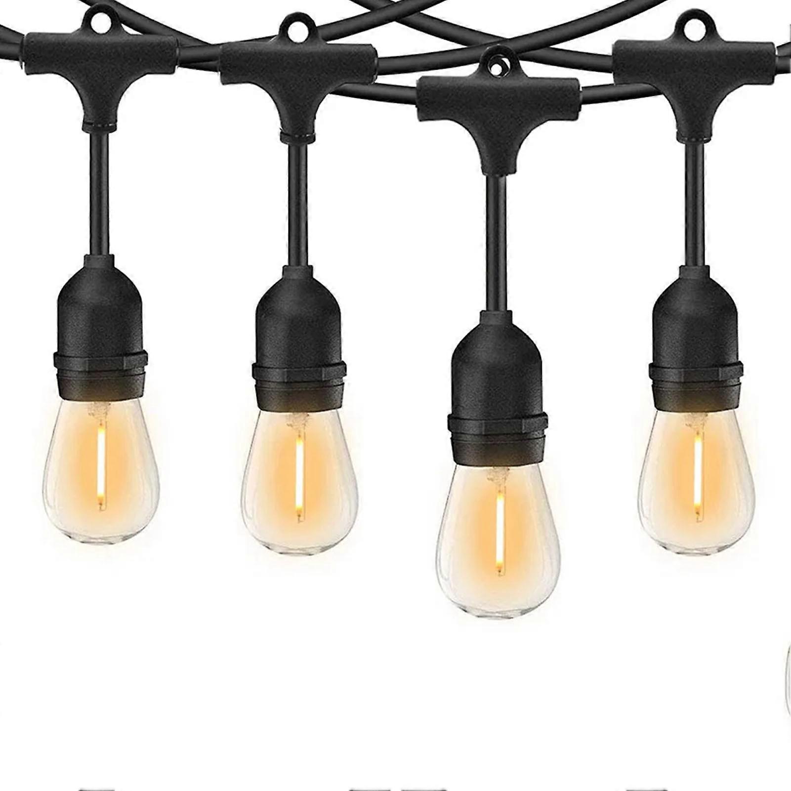 Decorative Outdoor String Lights Waterproof & Shatterproof Outside Hanging