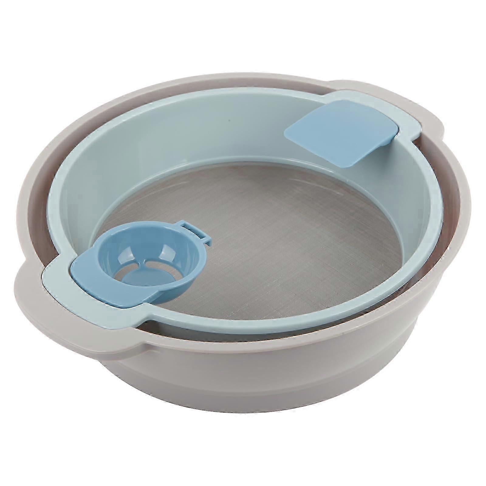 4-in-1 Baking Tool Set: Sifter, Separator, Bowl & Scraper