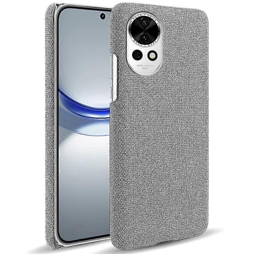 Compatible With Huawei Nova 12 5g Case Solid Color Cloth+pc Anti-scratch Phone Cover