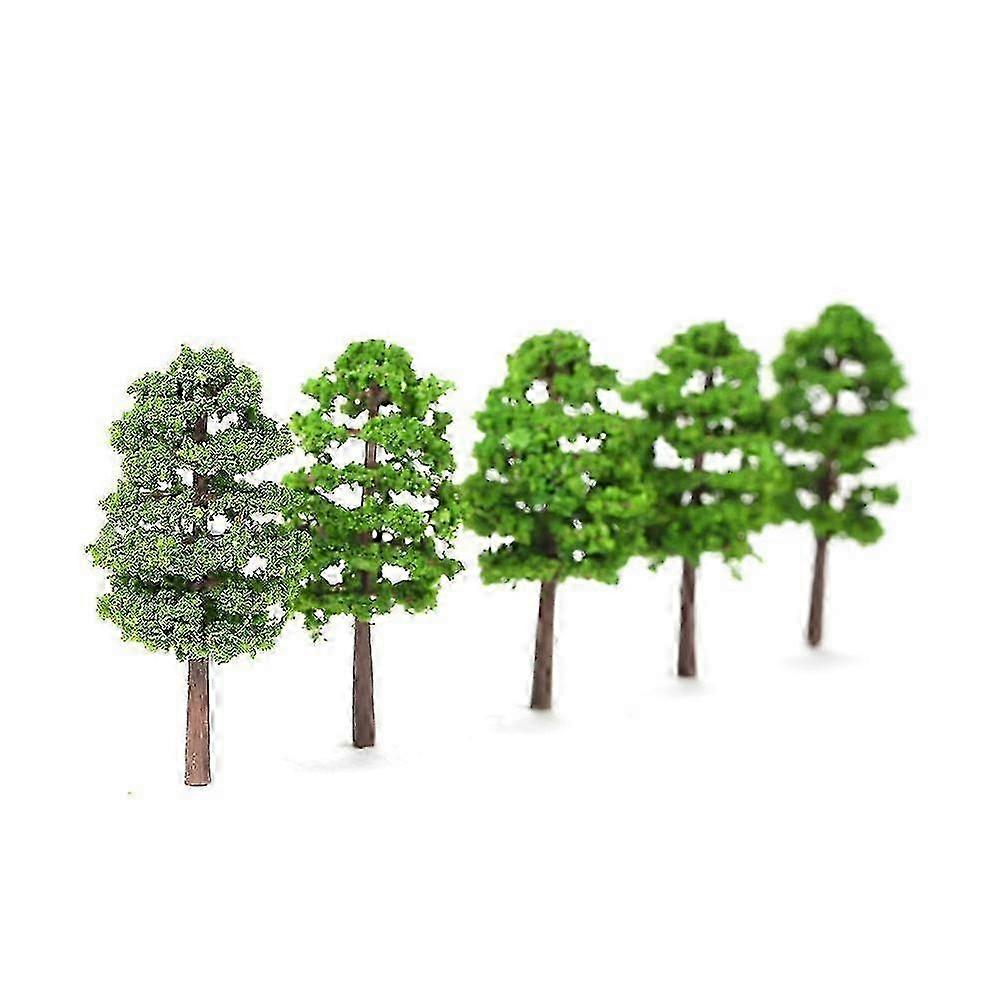 20 Pcs 70mm Scale Architectural Model Trees Railroad Layout Garden Landscape Scenery
