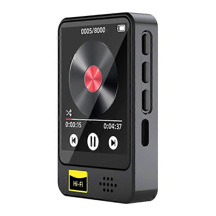 T5 1.77 Inch Touch Screen MP4 Player Bluetooth-Compatible Radio E-Book Reader Voice Recorder (With 64G TF Card)