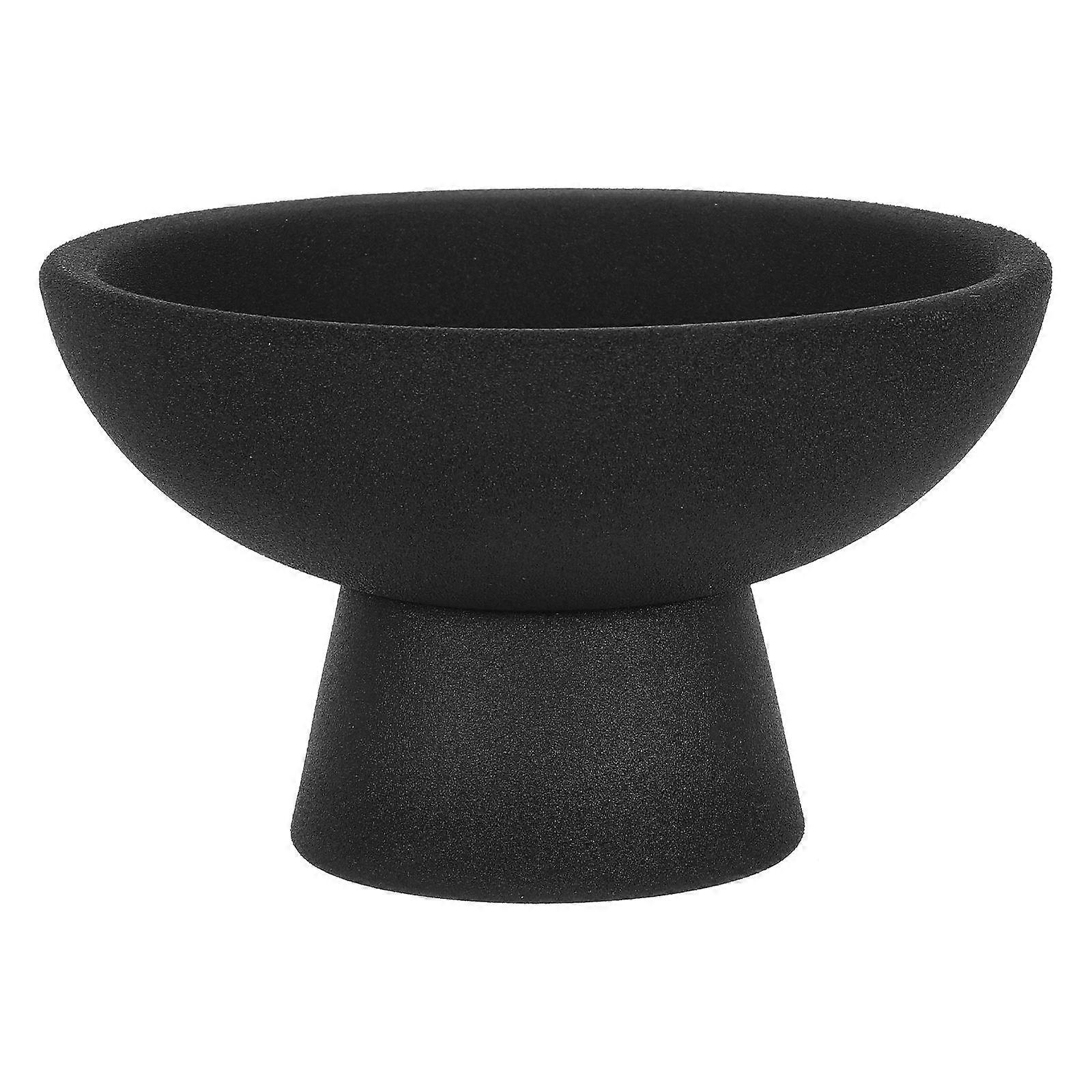 Ceramic Fruit Serving Plate, Footed Dessert Tray with High Base, Elegant Design for Snacks, Appetizers – Ideal for Home, Restaurant & Catering Use,