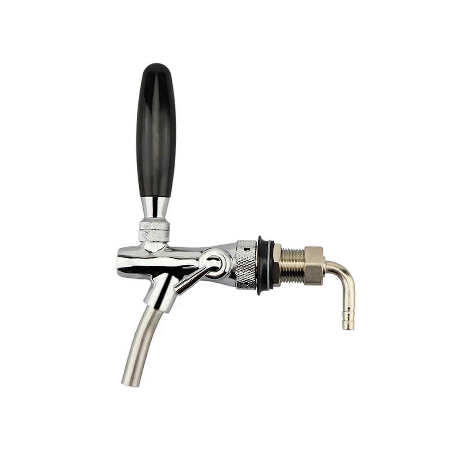 Vertical tap adapter for home brewing, with adjustable beer tap, G5/8 thread, simple beer tower for Ball Lock Keg, party wine accessories (tap) Tap