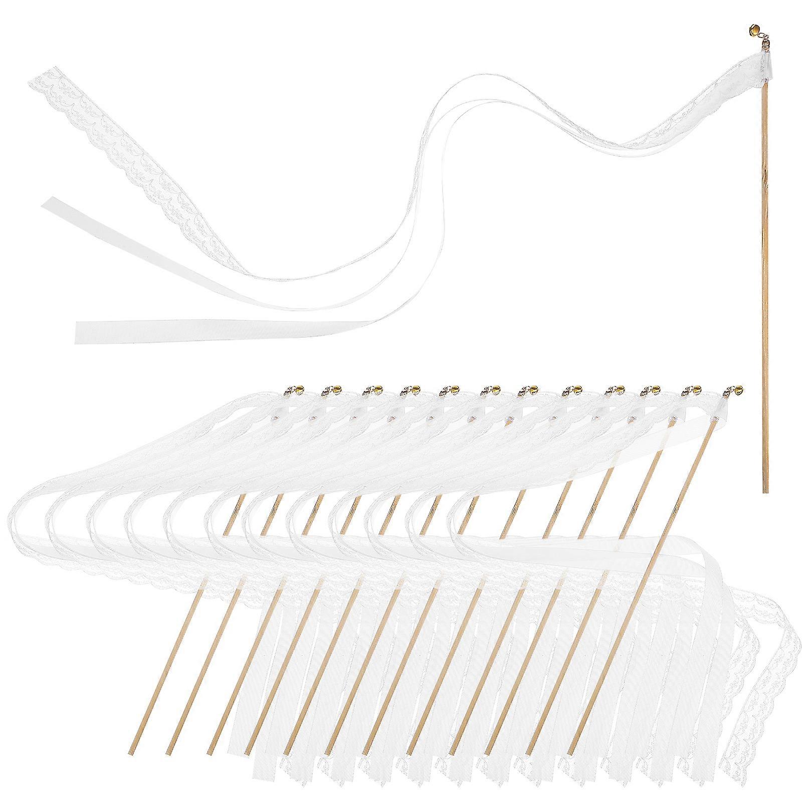 Versatile Fairy Streamers with Practical Sticks for Various Celebrations