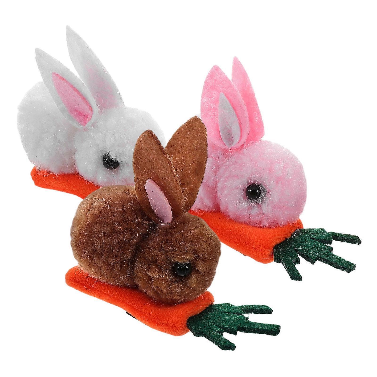 Soft Plush Rabbit Clips, Adorable Design for a Touch of Cuteness, Easy Handling