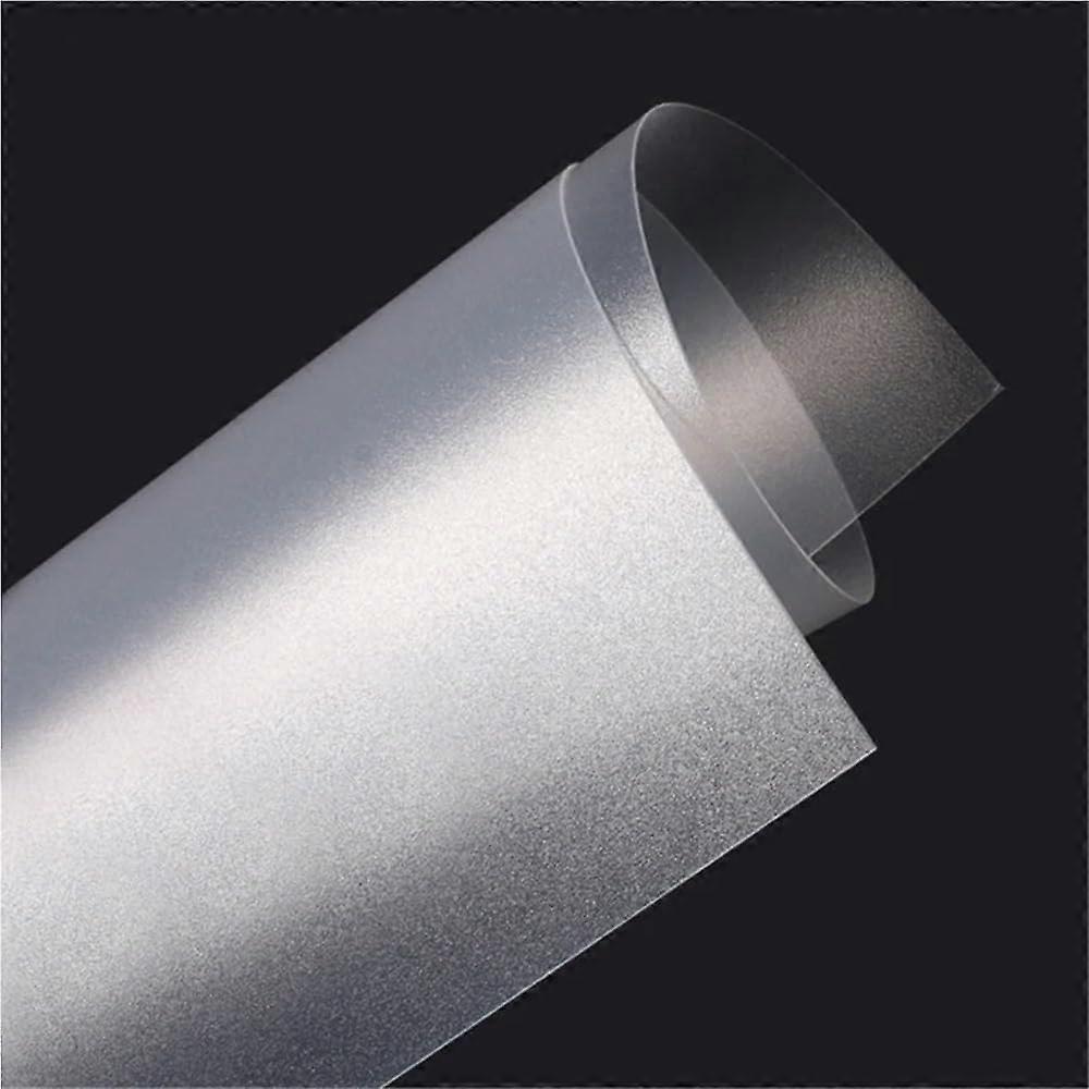 5pcs 210x297mm Frosted Translucent PP Plastic Sheet Thickness 0.3 to 1.5mm(1.0x210x297mm)