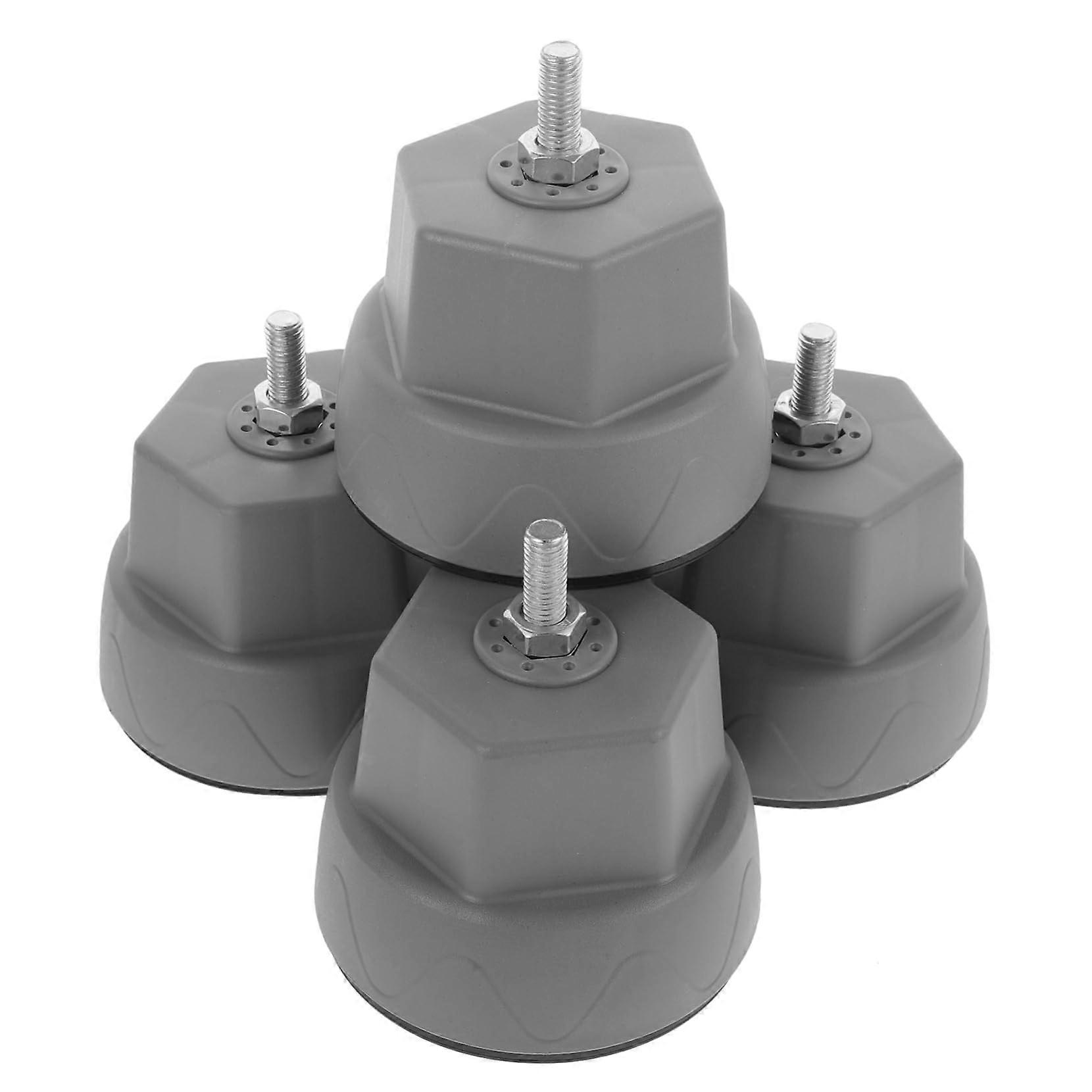 4 pieces washing machine feet vibration mats nonslip base for washing machine shock absorbing for quiet wash cycle and noise reduction