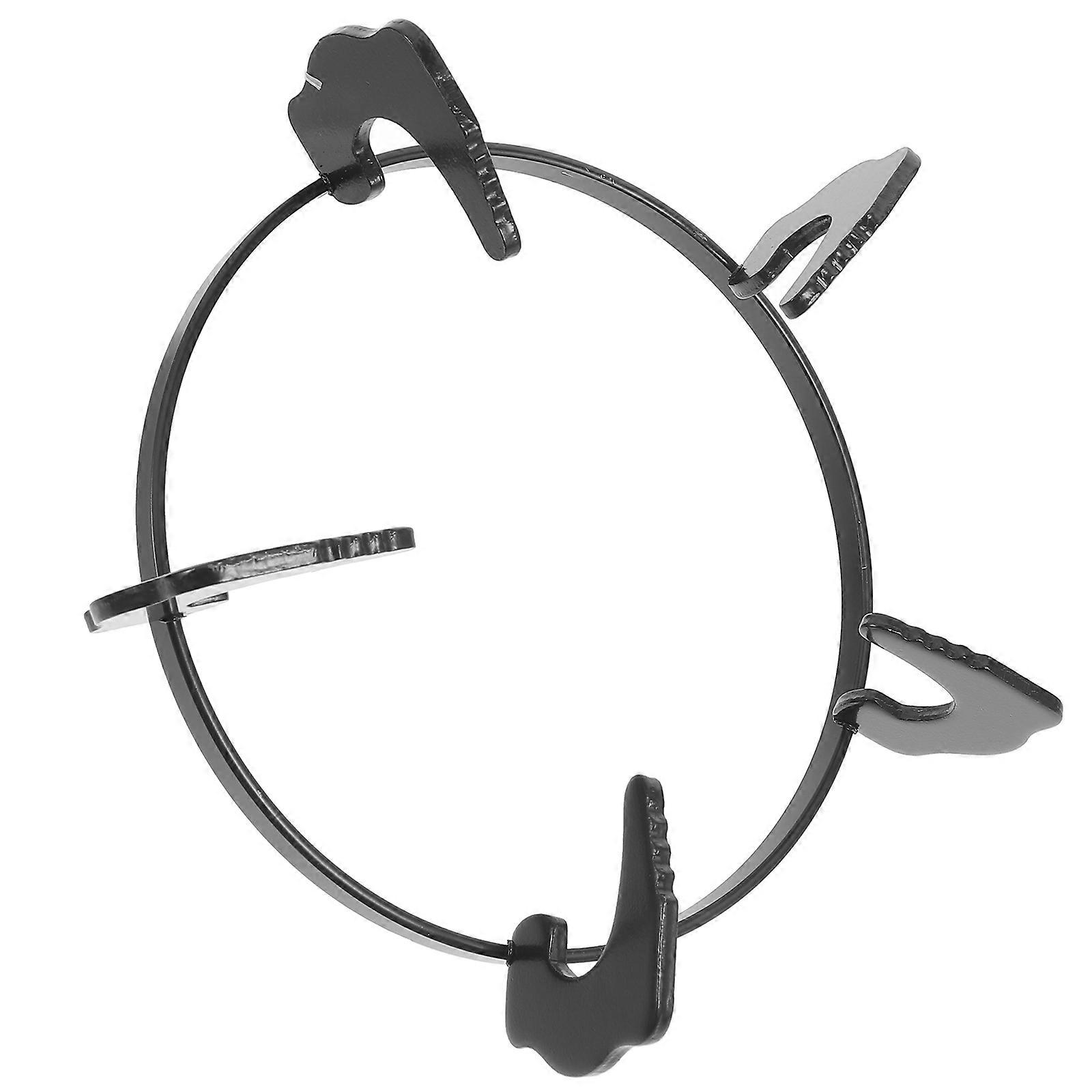 Heat Resistant Slip Proof Gas Stove Rack for Wok, Iron Bracket for Stable Cooking, Compatible with Gas Cookers and Pots, Easy to Clean and Install,