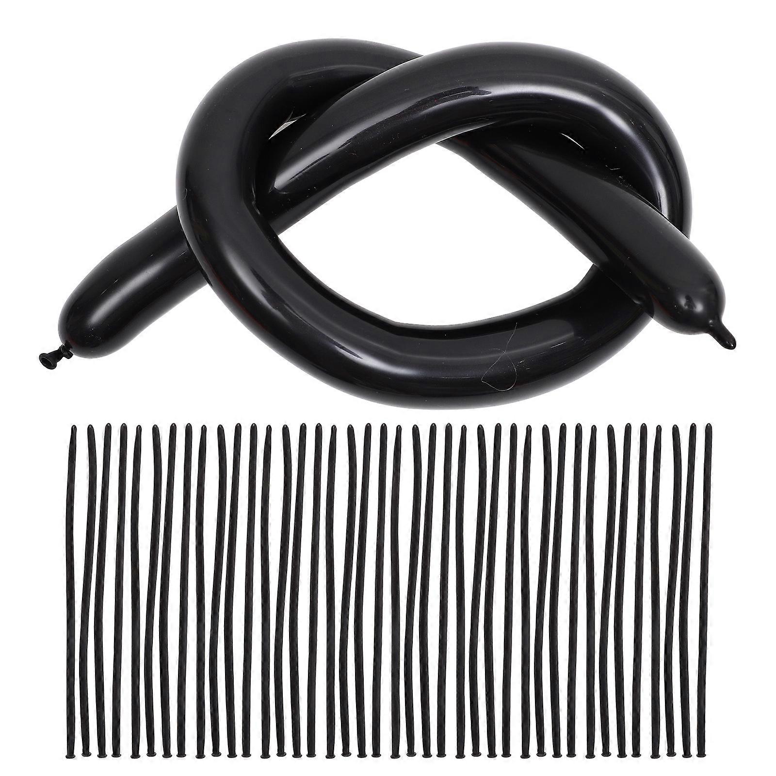 Balloons Modelling Strip Shaped Balloons Twisting Balloons For Parties And Events Black 30cm Decoration 100Pcs