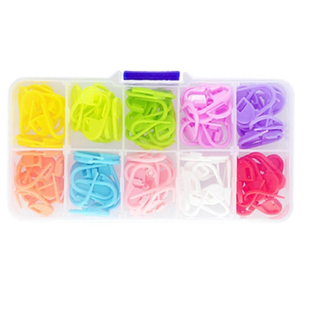 Knitting Stoppers Cable Stitch For Knitting Clips Knitting Tools Crocheters Practical Storage Box 1Box