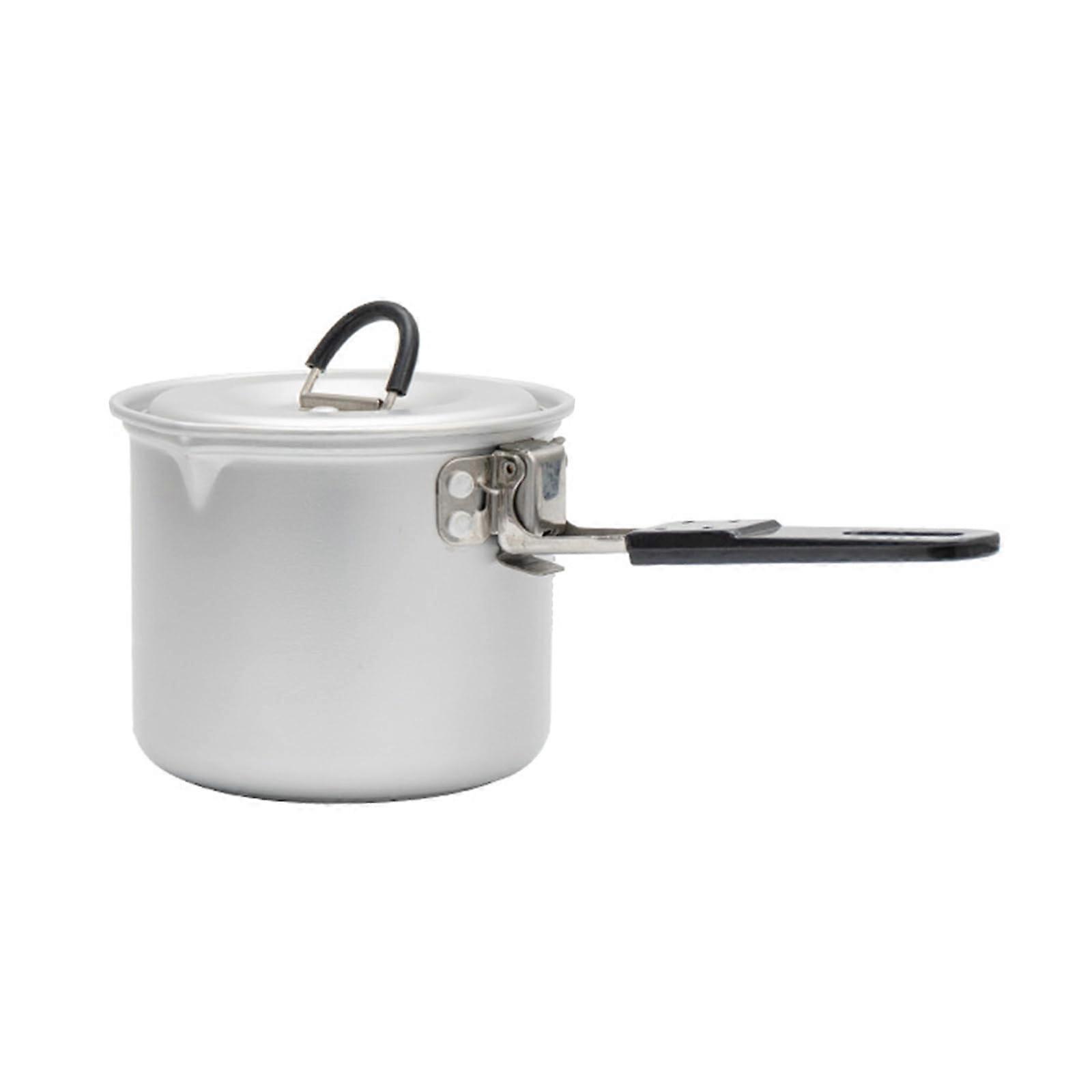 770 Camping Teapot Comfortable Hiking Kettle With Foldable For Outdoor Enthusiasten