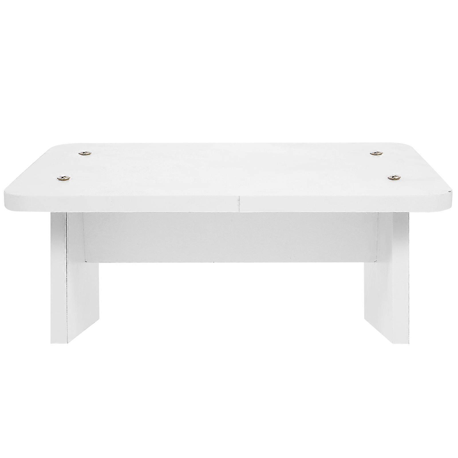 Ergonomic Wooden Foot Stool for Under Desk Use – Multi Functional Sloping Design with Natural Finish for Home and