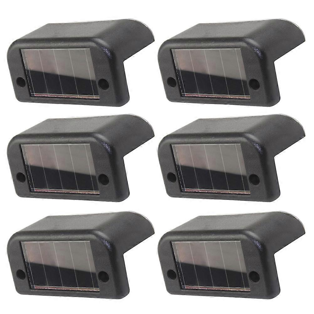 Stair Solar Lights Waterproof Outdoor Security Lighting for Yard Fence Patio Paths Walkway 6Pcs