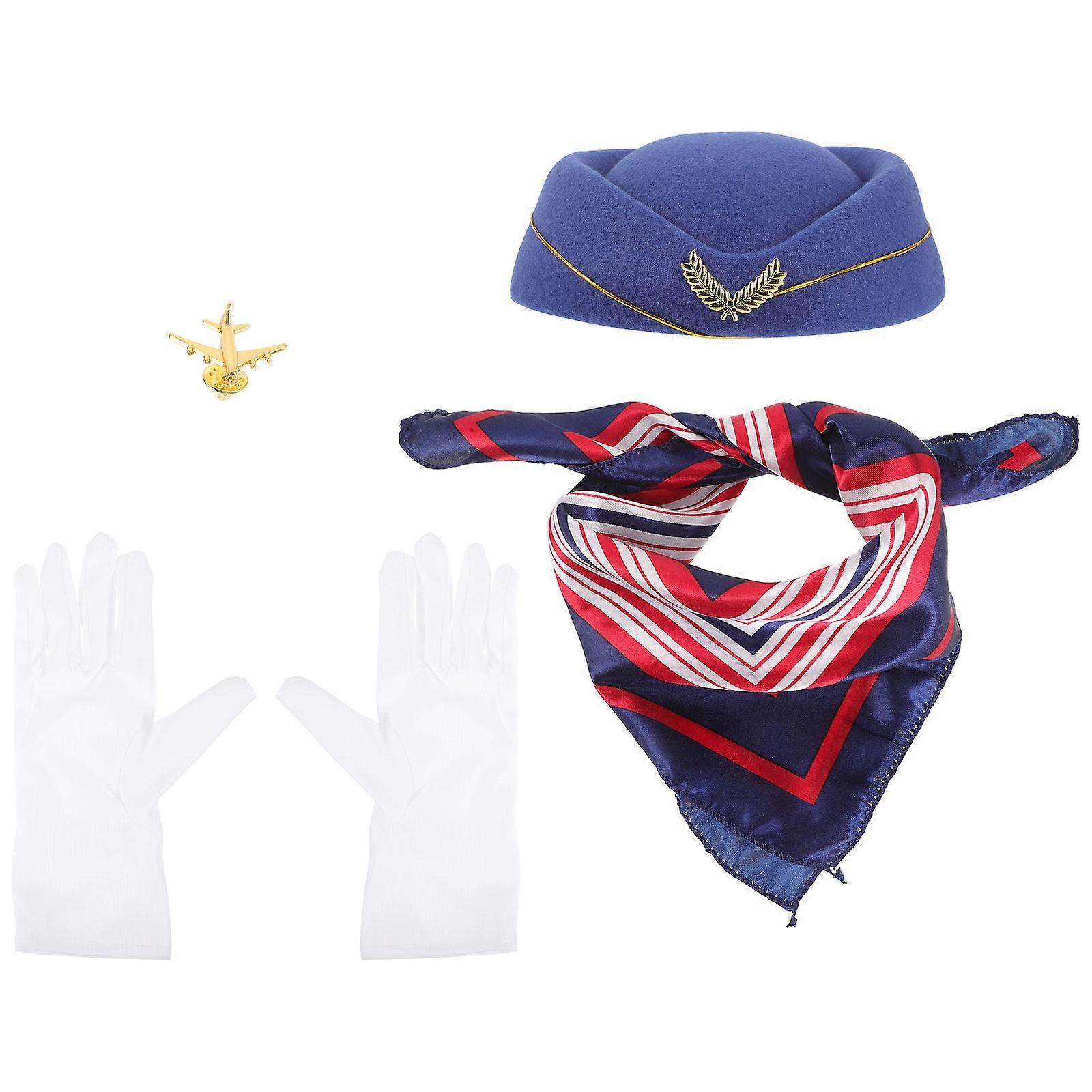 Stewardess Cosplay Set Costume Cosplay Enthusiasts Tea Party 1Set
