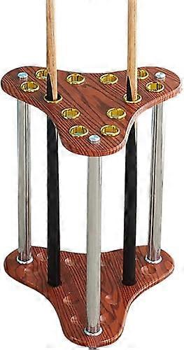 Billiard Cue Stand, Pool Cue Stand, Arc Triangular Pool Cue Stand, Floor Standing Pool Cue Holder Holds up to 12 Cues, Space Saving Ideal Ref: 8132