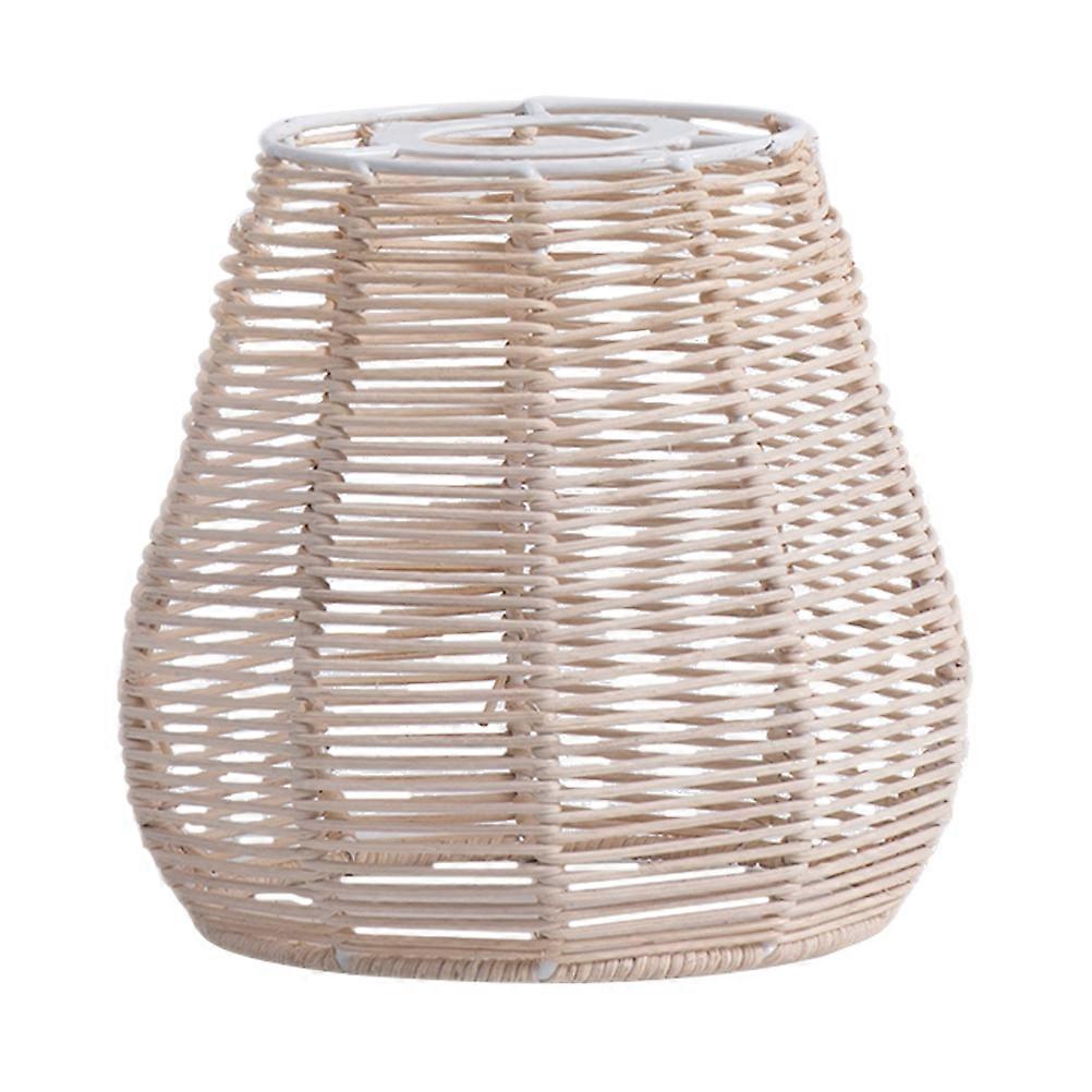 Woven Rattan Lampshade Pendant Hanging Light for Home, Bar, Restaurant Decor – Durable Natural Rattan Ambient Lighting Shade for Chandeliers