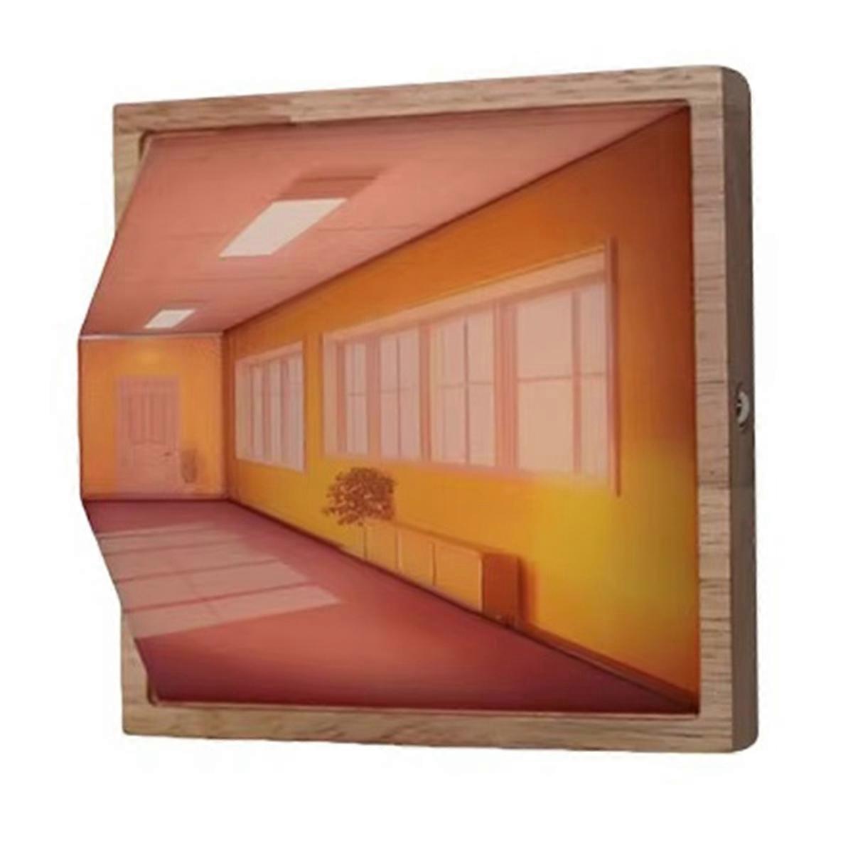 3D Stereoscopic Visual Wall Lamp Bedside Decorative Lamps B