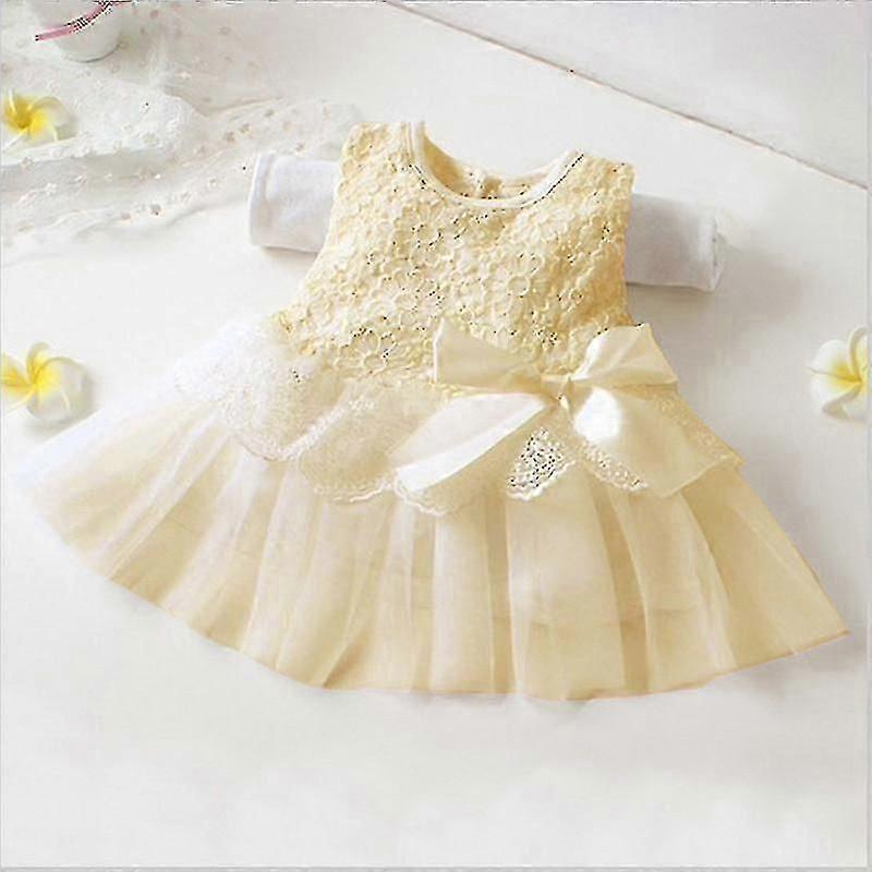 Toddler Bebek Kız Prenses Elbise Parti Gösteri Dantel Tül Tutu Elbiseler