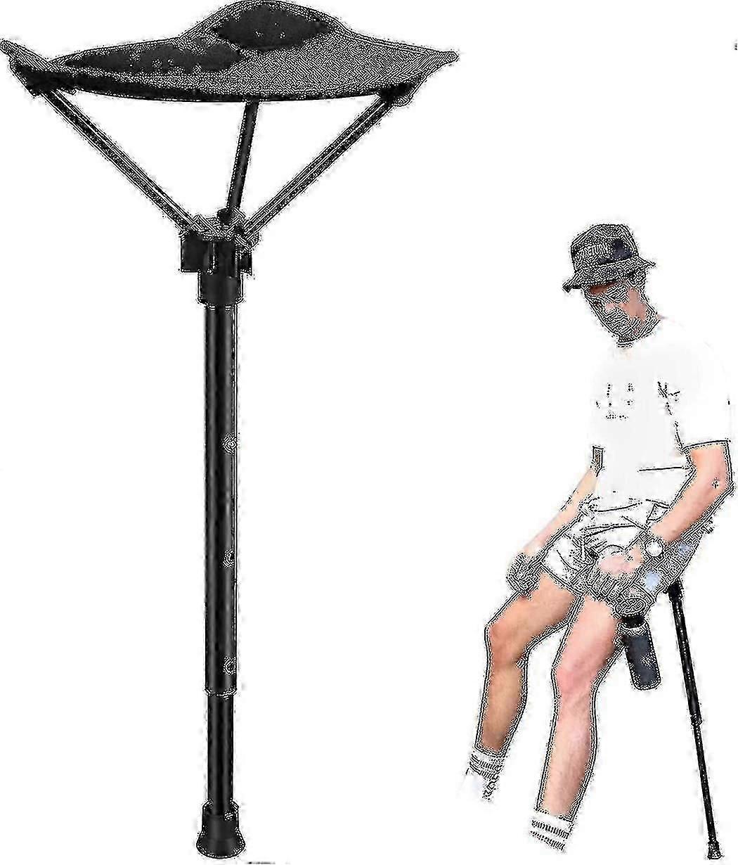 Portable Stool Height Adjustable Seat Retractable Outdoor Fishing Chair With 3 Gear