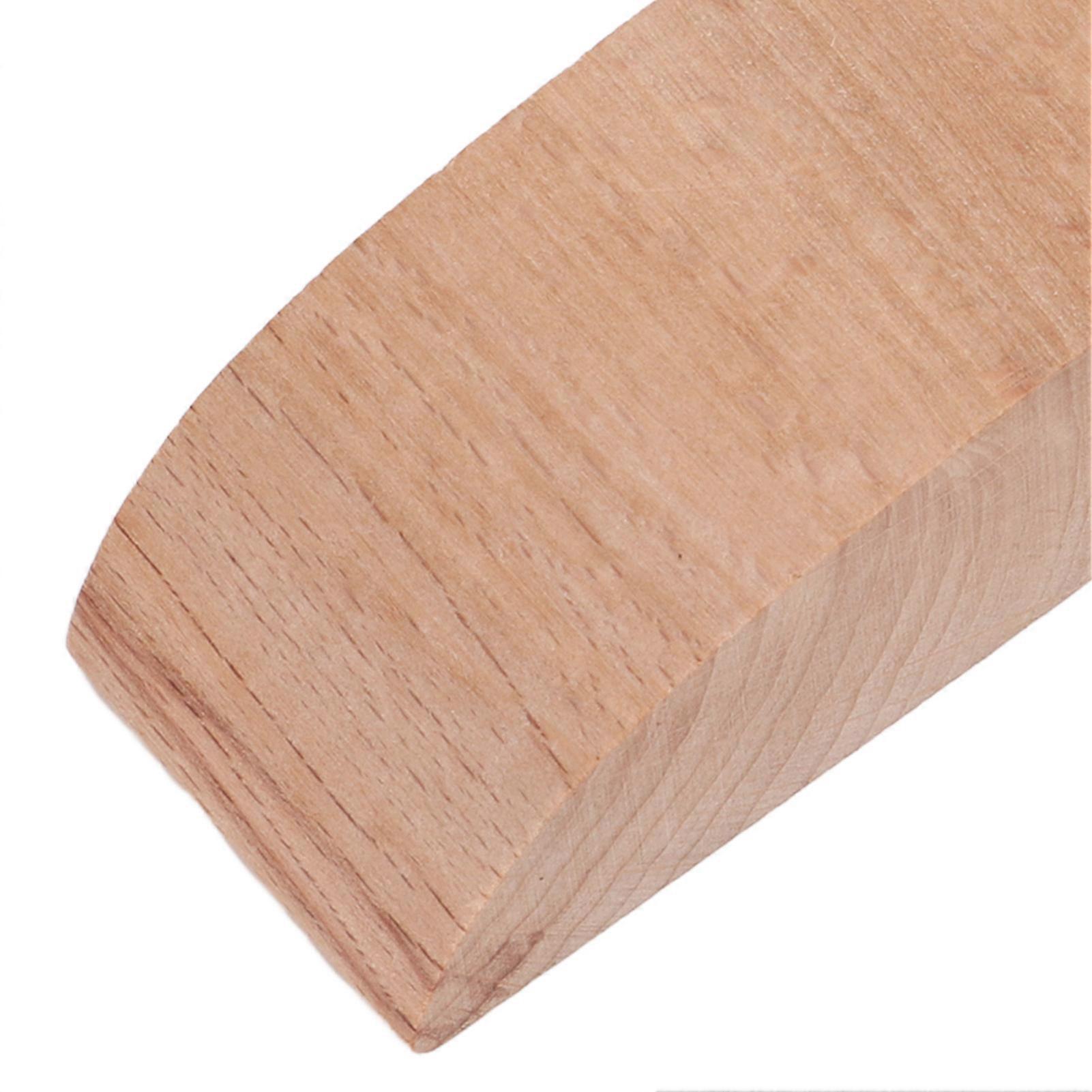 Abrasion Resistant Beech Wood Sanding Block Sandpaper Holder for Polishing and Buffing Sanding Blocks Handmade Leather Tools Shim