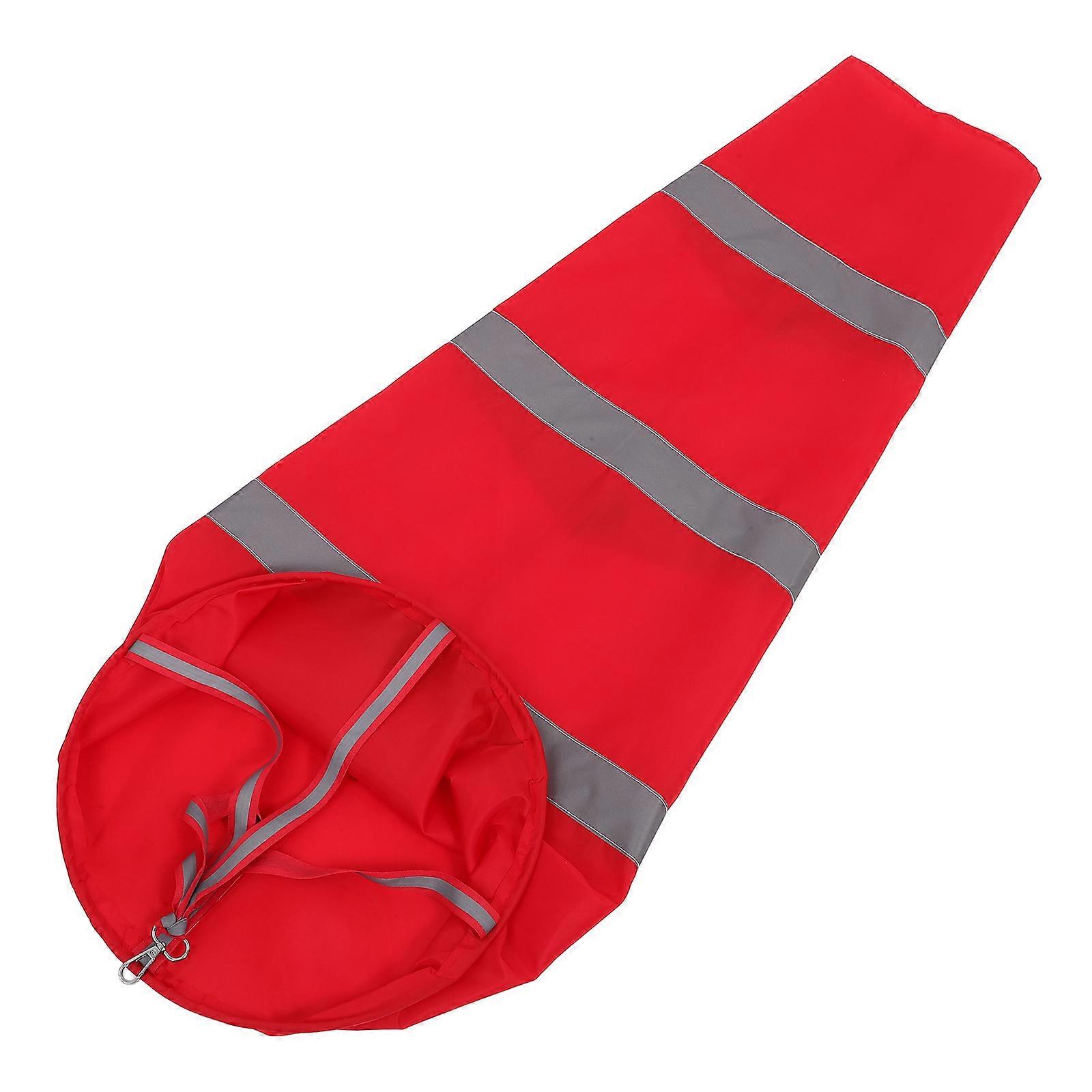 Durable Rip Stop Windsock with Reflective Belt – Outdoor Wind Direction Indicator for Gardens, Festivals, and Fishing – Attention Grabbing Caution